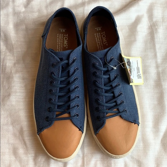 Toms Other - TOMS MENS LENOX LOW-TOP CANVAS SNEAKERS Size 9